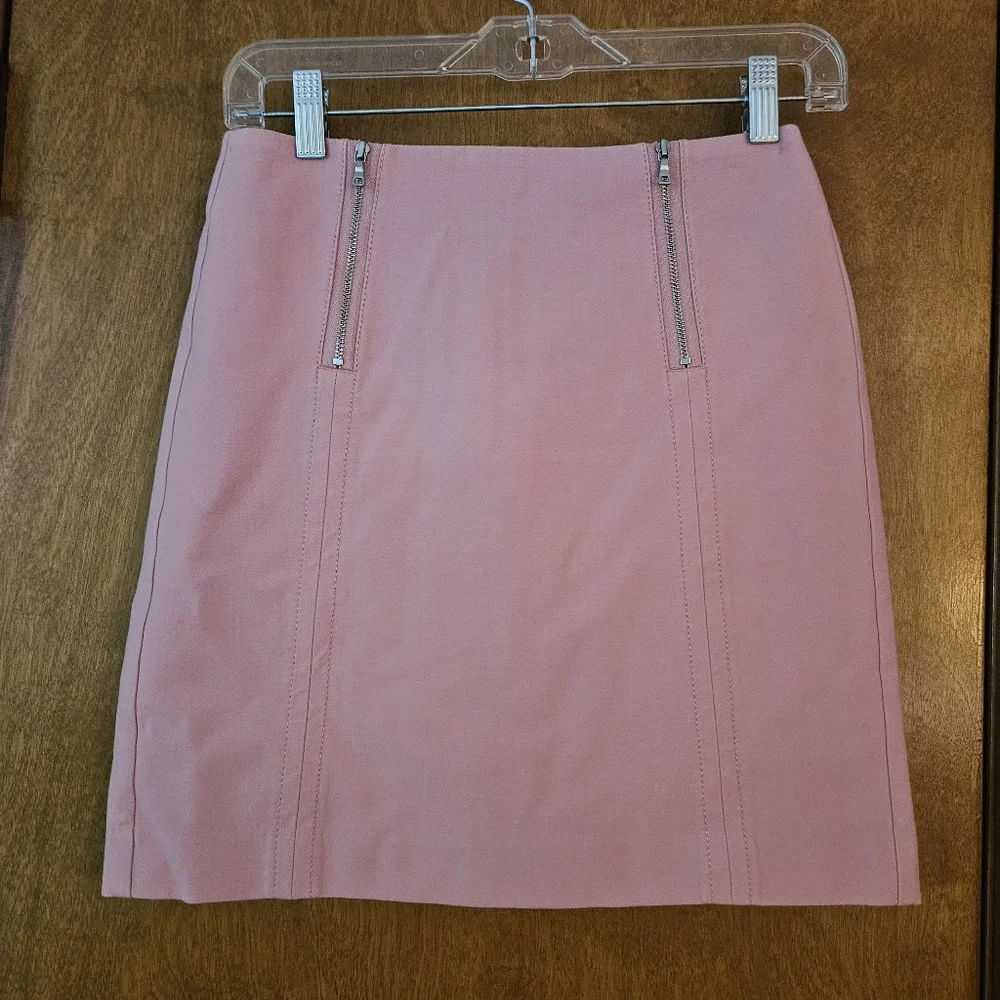 LOFT Petite Pink Mini Skirt - Picture 3 of 12